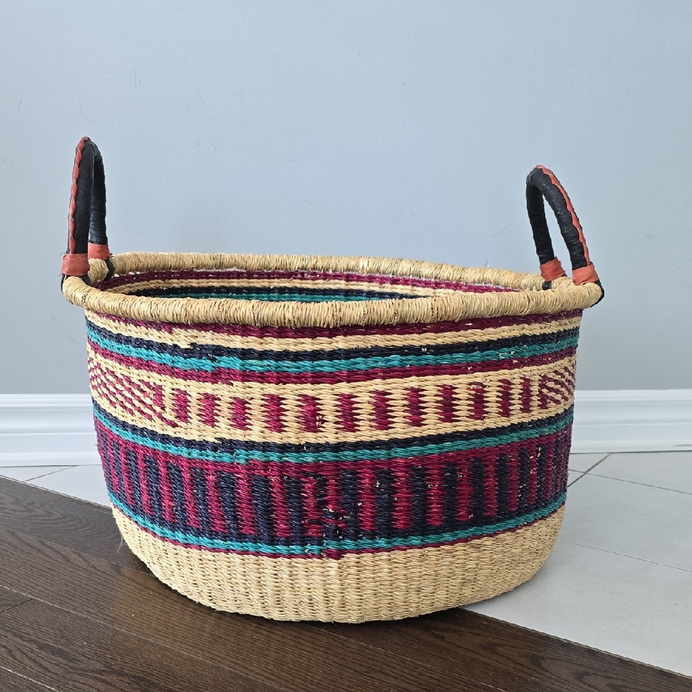 Handwoven Bolga Basket